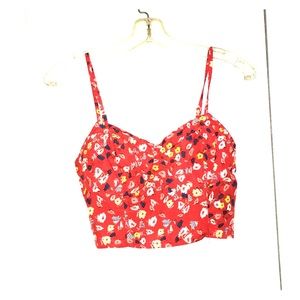 Floral crop top